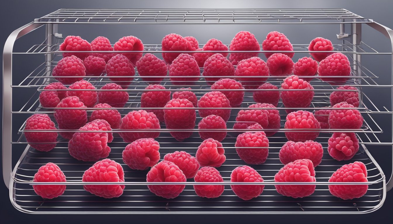 Quick and Easy Oven Dehydrated Raspberries