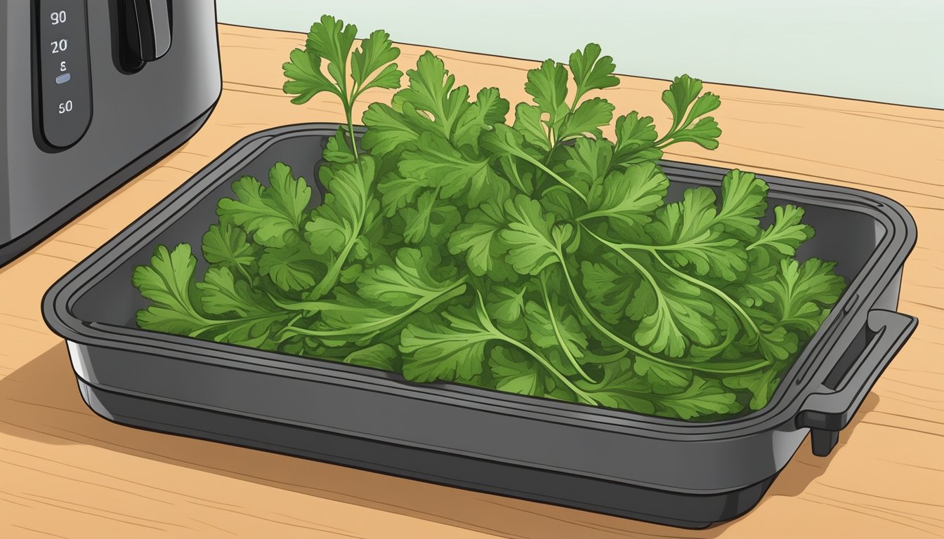 How to Dehydrate Cilantro in Air Fryer: Quick and Easy Preservation Method