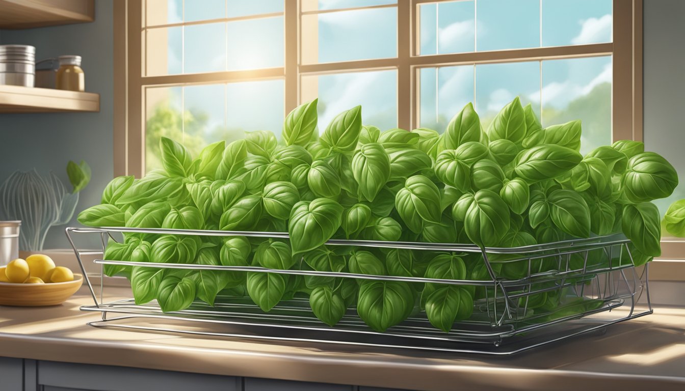 How to Dehydrate Basil Without a Dehydrator: Simple Air-Drying Methods