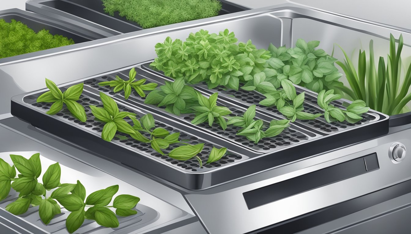 Efficient Herb Dehydration Using a Food Dehydrator